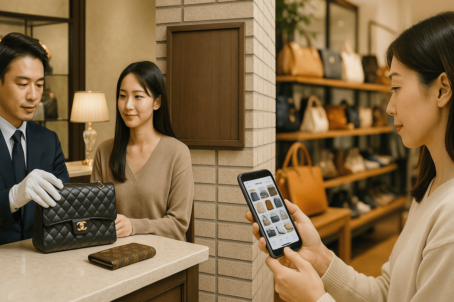 ブランド買取専門店、質屋、リサイクルショップの比較