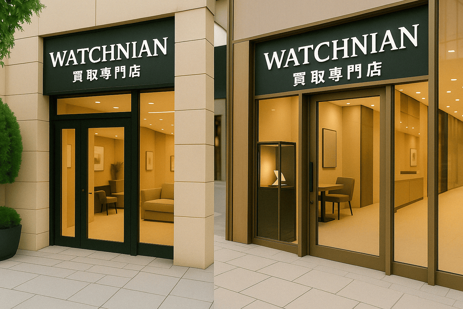 ウォッチニアン買取専門店 銀座店と銀座8丁目店のイメージ