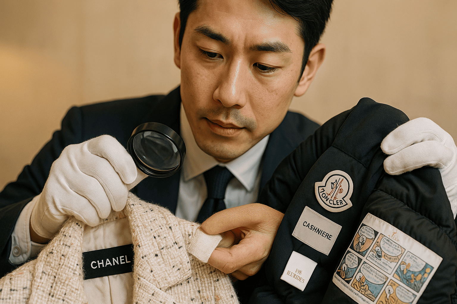 シャネル、エルメス、モンクレールなどのブランド服の査定ポイント