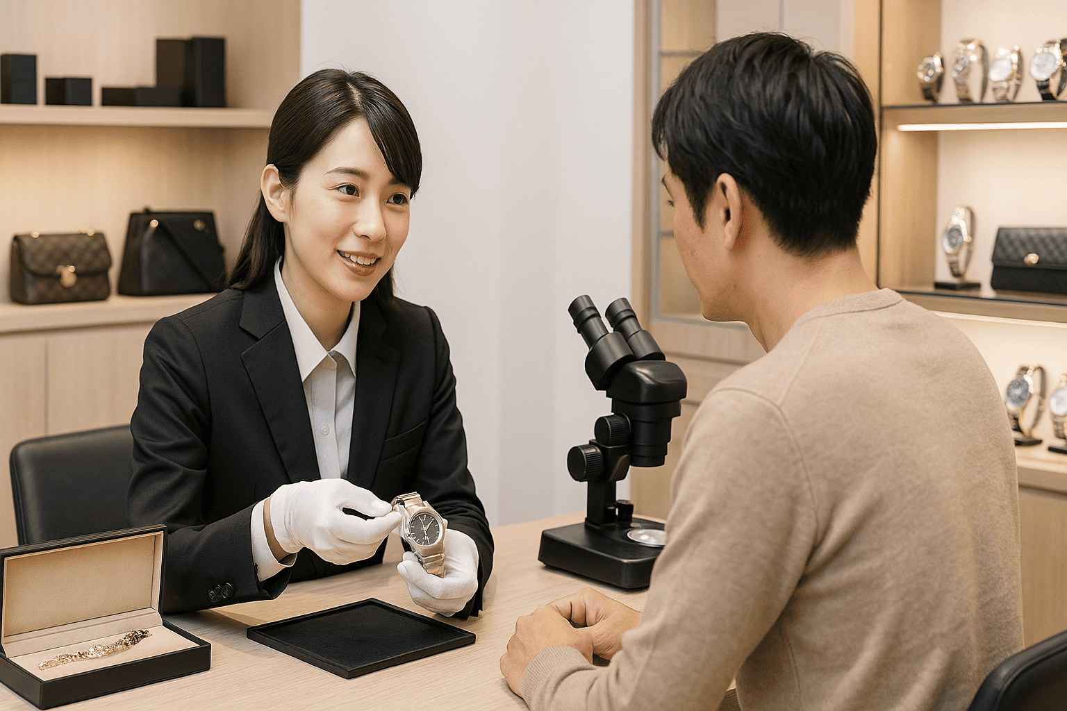 ウォッチニアン買取専門店の強み(鑑定士、高価買取、名古屋大須店)