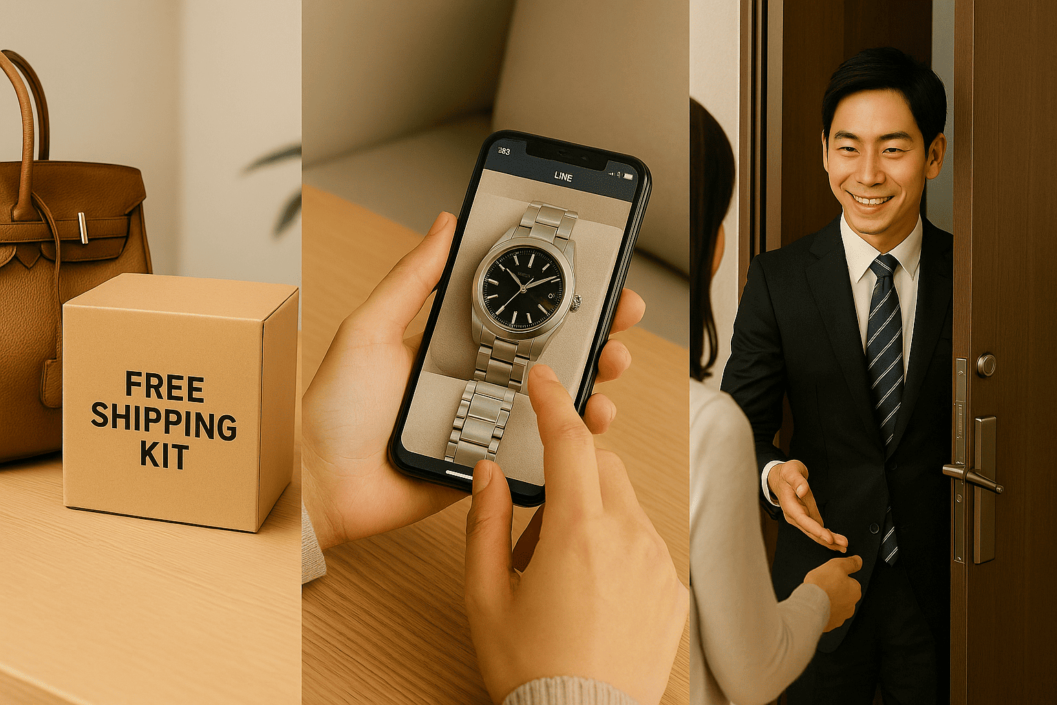 ウォッチニアン買取専門店の宅配買取とLINE査定