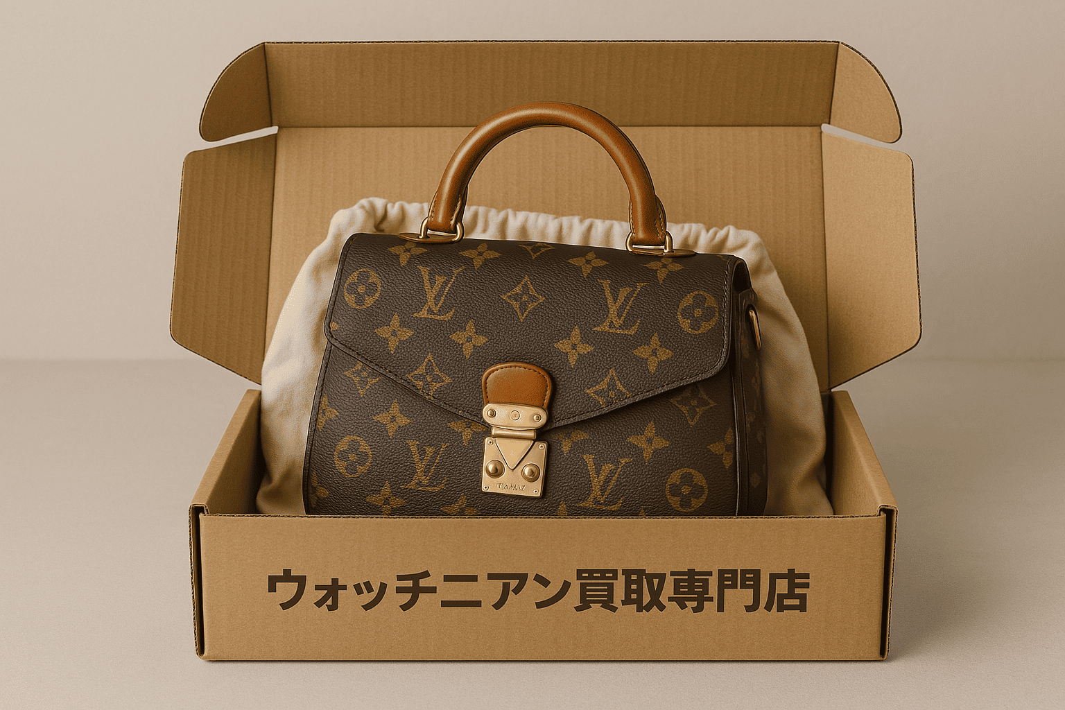 整理されたクローゼット、宅配キット、出張買取のイメージ