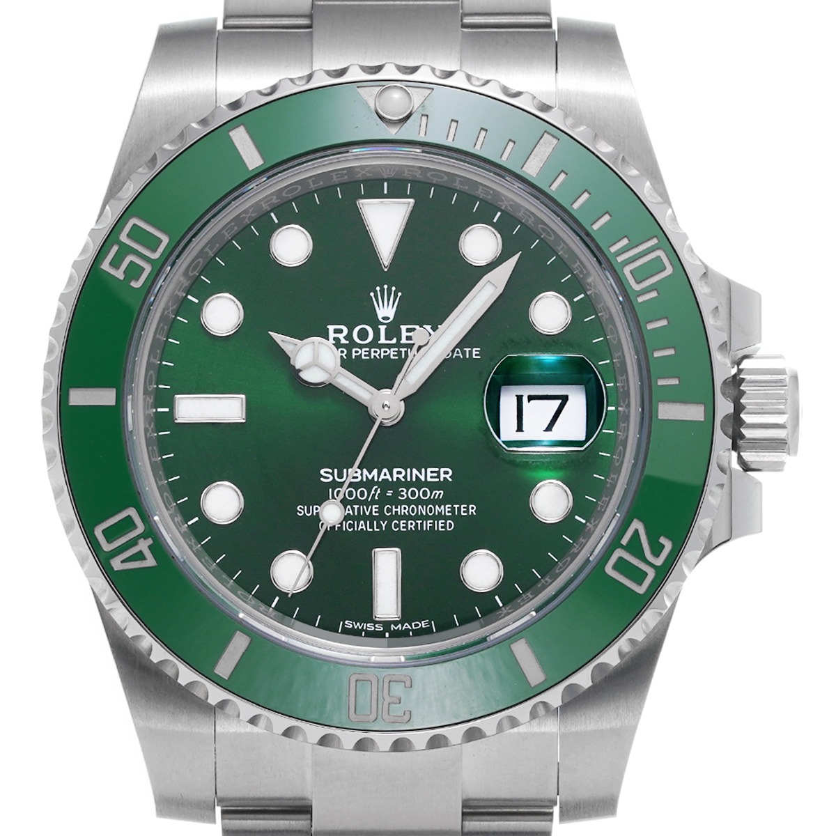 ロレックス サブマリーナ デイト Ref.116610LV グリーン(ハルク)