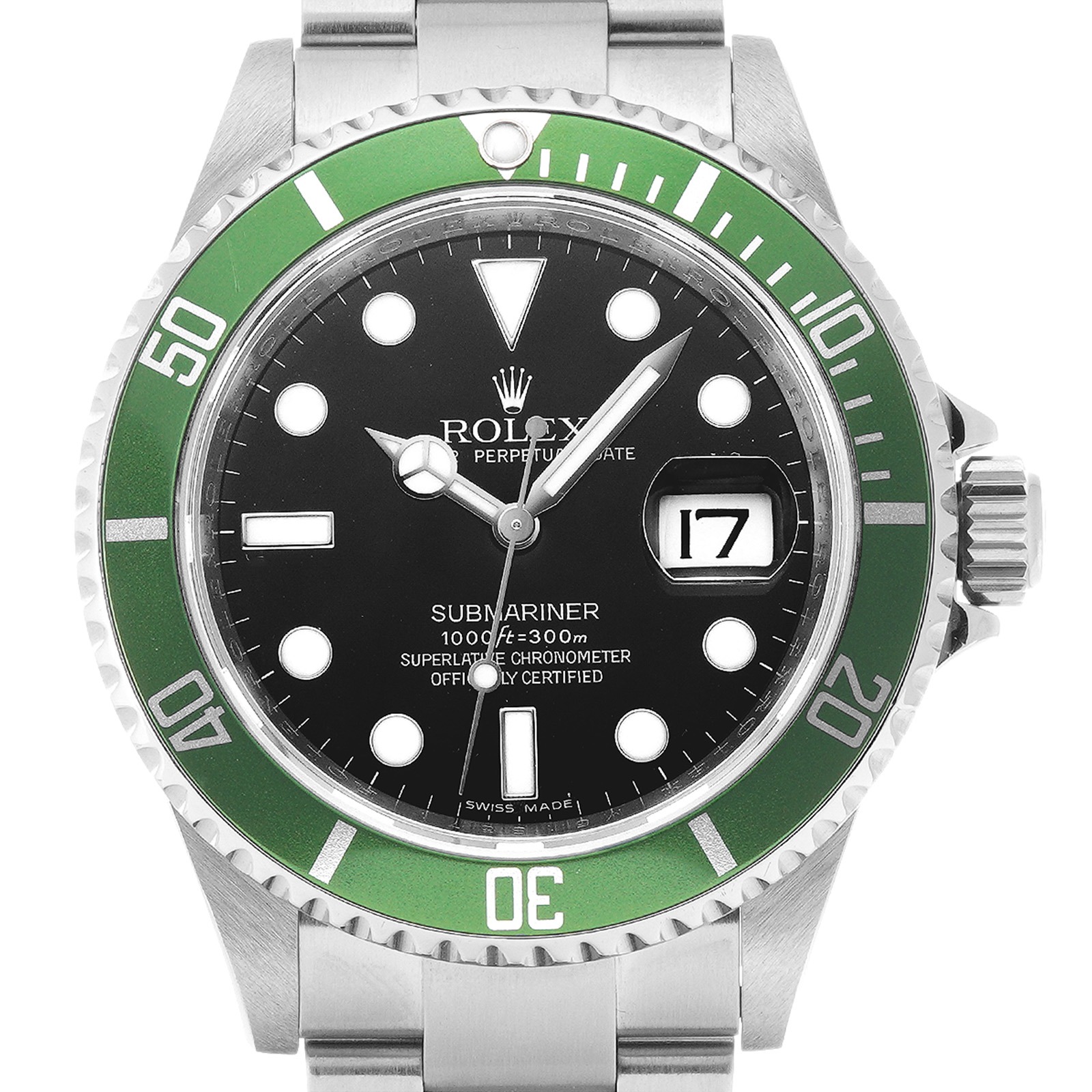 ロレックス サブマリーナ デイト Ref.16610LV グリーンベゼル