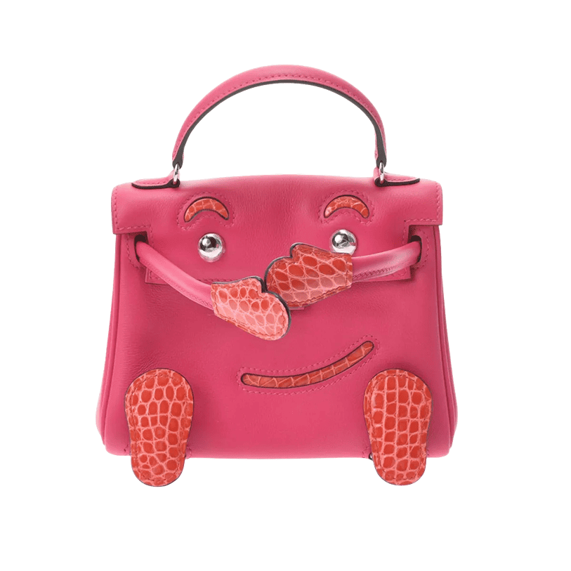 ケリードール ゼラニウム/ローズショッキング/パラジウム金具 ヴォースイフト/アリゲーターリセ