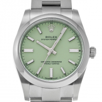 ロレックス オイスターパーペチュアル 124200ピスタチオ文字盤