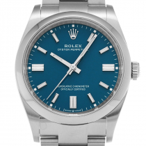 ロレックス オイスターパーペチュアル 126000 メッドブルー文字盤