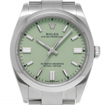 ロレックス オイスターパーペチュアル 126000 ピスタチオ文字盤
